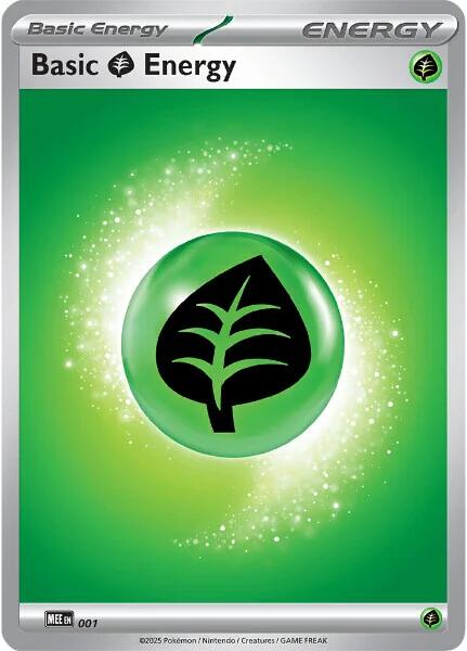 Basic Grass Energy - 001 [Mega Evolution Energies] | Cracking-Singles
