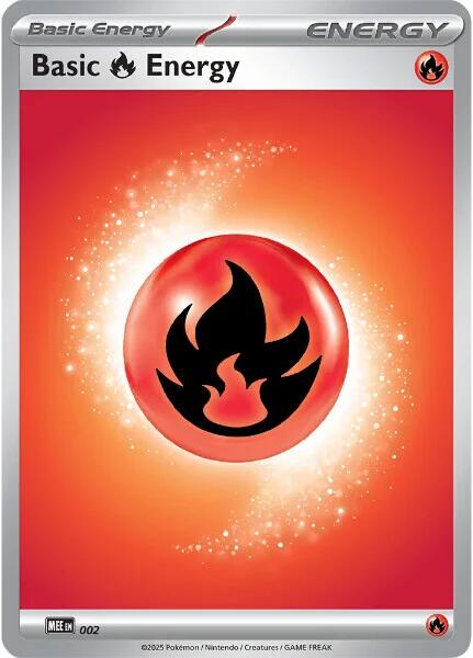 Basic Fire Energy - 002 [Mega Evolution Energies] | Cracking-Singles