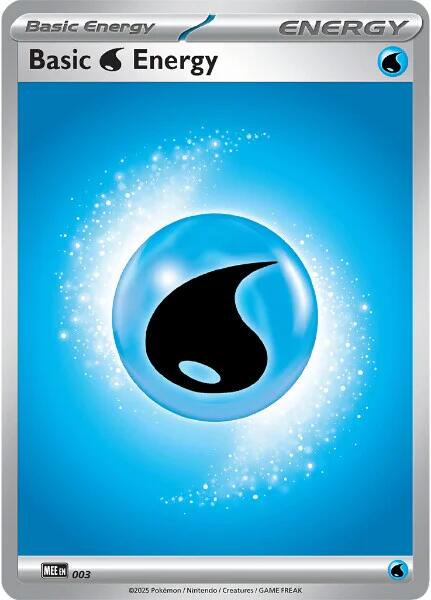 Basic Water Energy - 003 [Mega Evolution Energies] | Cracking-Singles