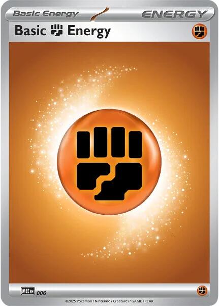 Basic Fighting Energy - 006 [Mega Evolution Energies] | Cracking-Singles