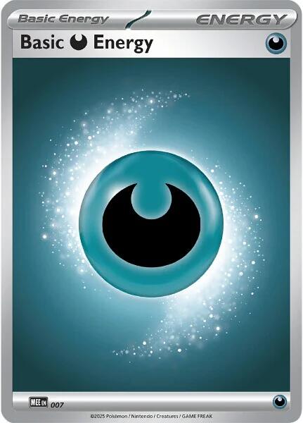 Basic Darkness Energy - 007 [Mega Evolution Energies] | Cracking-Singles