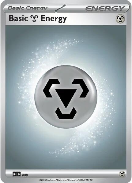 Basic Metal Energy - 008 [Mega Evolution Energies] | Cracking-Singles