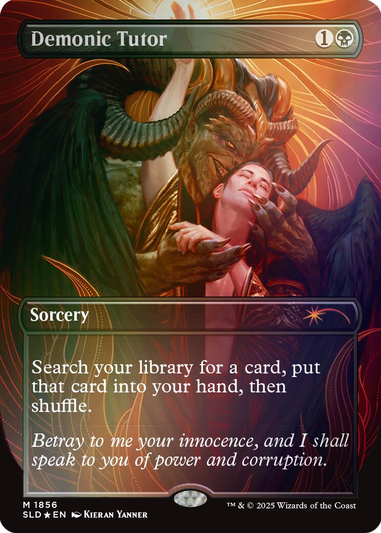 Demonic Tutor (Rainbow Foil) [Secret Lair Drop Series] | Cracking-Singles