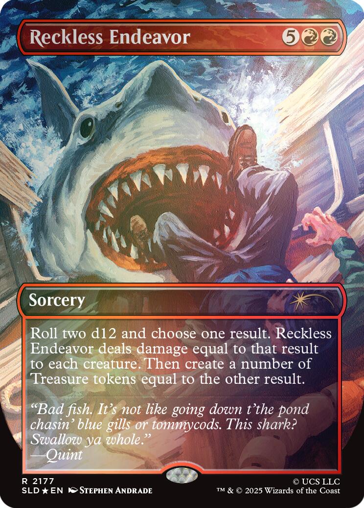 Reckless Endeavor (Rainbow Foil) [Secret Lair Drop Series] | Cracking-Singles
