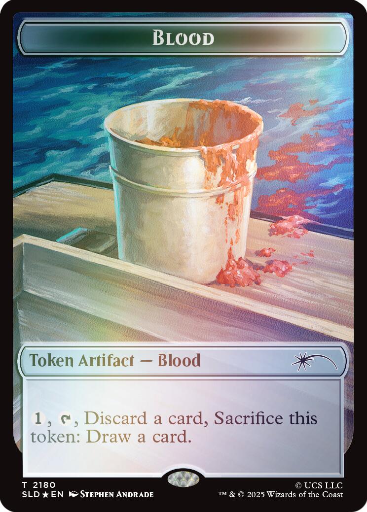 Blood Token (Rainbow Foil) [Secret Lair Drop Series] | Cracking-Singles