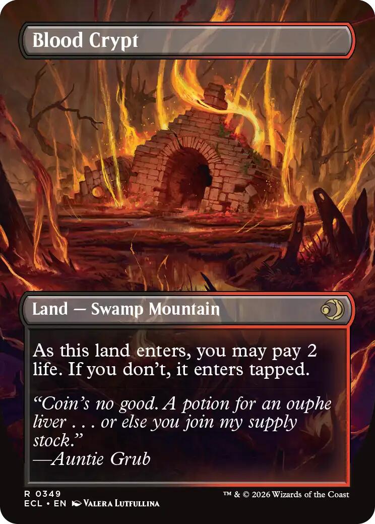 Blood Crypt (Borderless) [Lorwyn Eclipsed] | Cracking-Singles