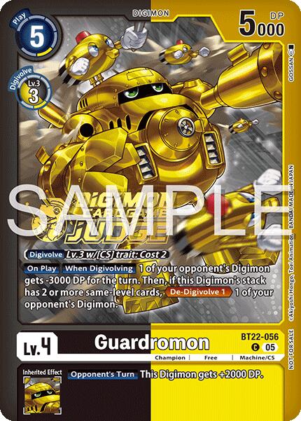 Guardromon [BT22-056] (Judge Pack 2025 Wave 2) [Cyber Eden] | Cracking-Singles