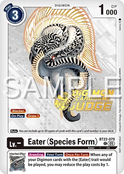 Eater [BT22-079] (Species Form) (Judge Pack 2025 Wave 2) [Cyber Eden] | Cracking-Singles