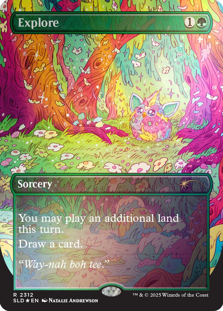 Explore (2312) (Rainbow Foil) [Secret Lair Drop Series] | Cracking-Singles