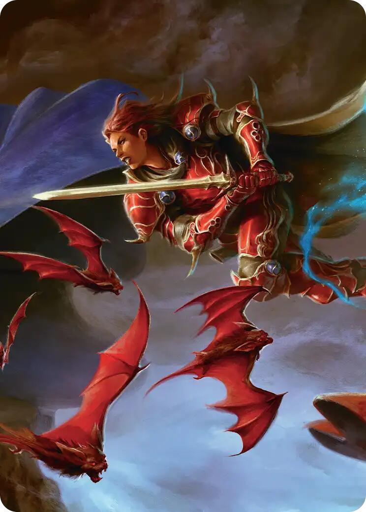 The Destined Warrior Scene Art Card [FINAL FANTASY Art Series] | Cracking-Singles