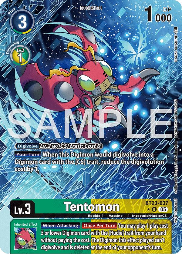 Tentomon [BT23-037] (Hacker's Slumber Box Promotion Pack) [Hackers' Slumber] | Cracking-Singles