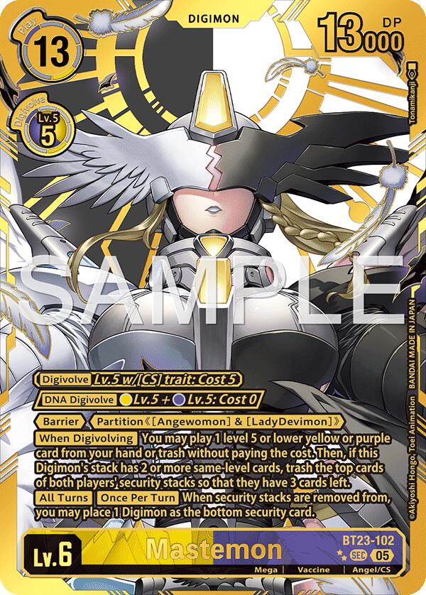 Mastemon [BT23-102] (Rare Pull) [Hackers' Slumber] | Cracking-Singles