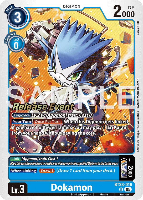 Dokamon [BT23-016] [Hackers' Slumber Release Event Cards] | Cracking-Singles
