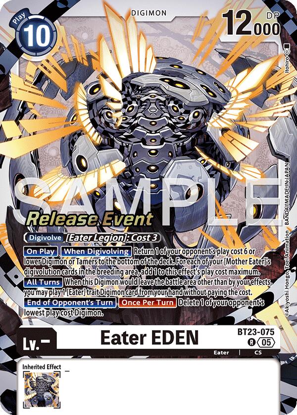 Eater EDEN [BT23-075] [Hackers' Slumber Release Event Cards] | Cracking-Singles
