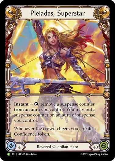 Pleiades, Superstar [HER147] (Promo)  Rainbow Foil | Cracking-Singles