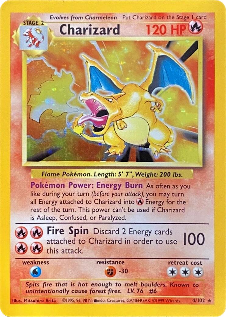 Charizard (004/102) (Black Dot Error) [Base Set 2] | Cracking-Singles