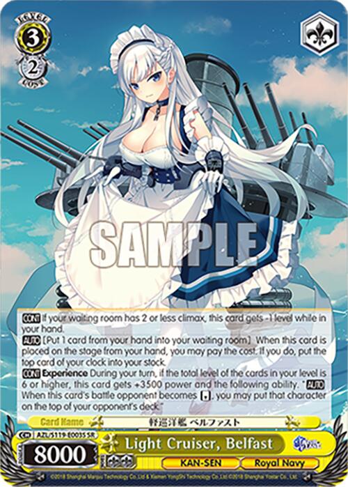 Light Cruiser, Belfast (AZL/S119-E003S SR) [Azur Lane Vol. 2] | Cracking-Singles