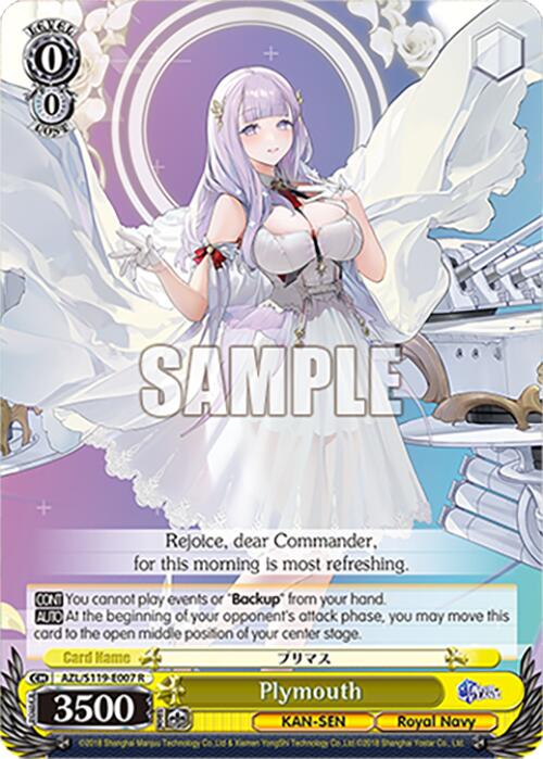 Plymouth (AZL/S119-E007 R) [Azur Lane Vol. 2] | Cracking-Singles