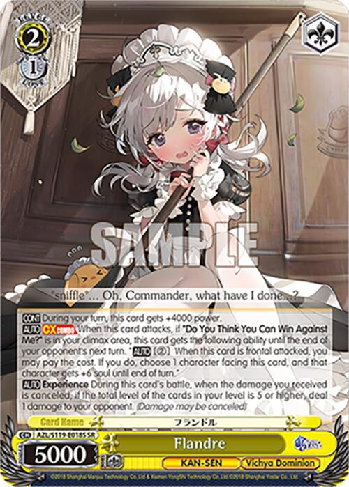 Flandre (AZL/S119-E018S SR) [Azur Lane Vol. 2] | Cracking-Singles