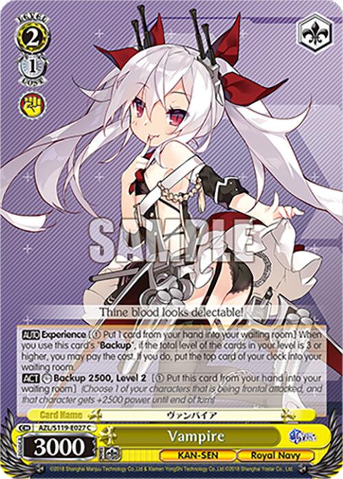 Vampire (AZL/S119-E027 C) [Azur Lane Vol. 2] | Cracking-Singles
