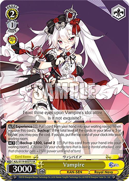 Vampire (AZL/S119-E027S SR) [Azur Lane Vol. 2] | Cracking-Singles