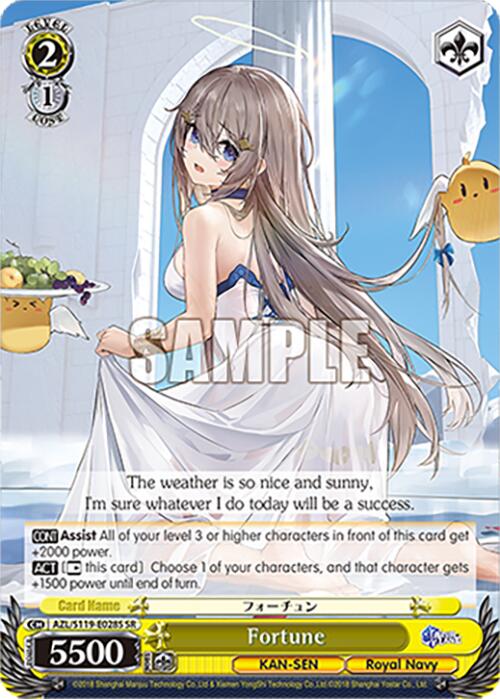 Fortune (AZL/S119-E028S SR) [Azur Lane Vol. 2] | Cracking-Singles
