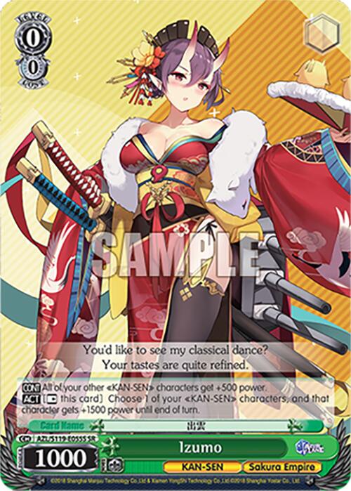 Izumo (AZL/S119-E055S SR) [Azur Lane Vol. 2] | Cracking-Singles
