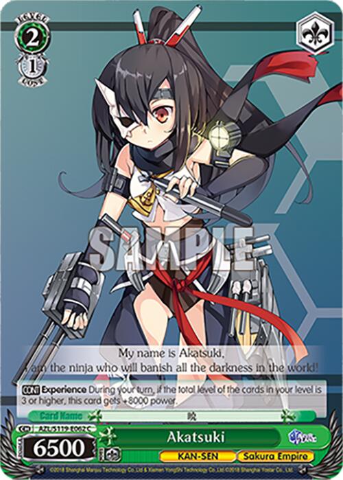 Akatsuki (AZL/S119-E062 C) [Azur Lane Vol. 2] | Cracking-Singles