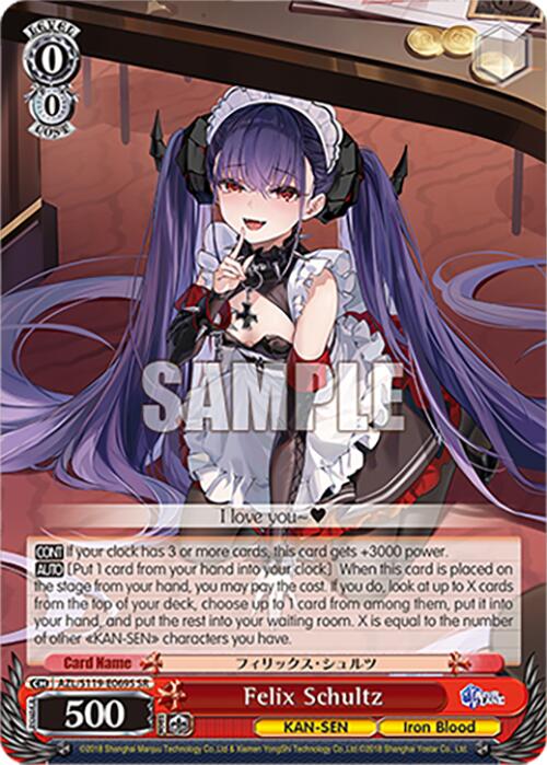 Felix Schultz (AZL/S119-E069S SR) [Azur Lane Vol. 2] | Cracking-Singles