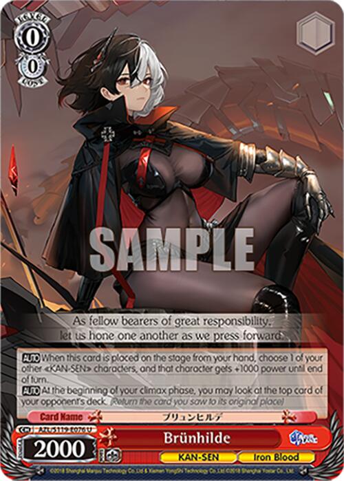 Brunhilde (AZL/S119-E076 U) [Azur Lane Vol. 2] | Cracking-Singles