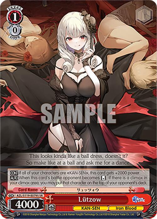Lutzow (AZL/S119-E079S SR) [Azur Lane Vol. 2] | Cracking-Singles