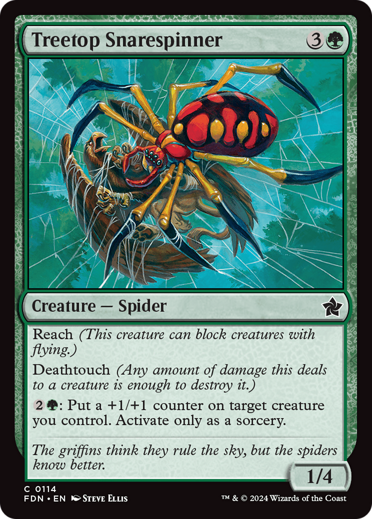 Treetop Snarespinner [Foundations] | Cracking-Singles