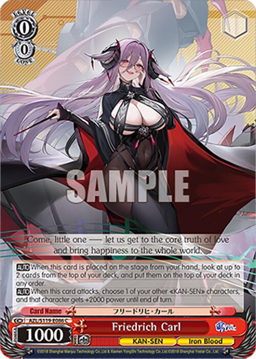 Friedrich Carl (AZL/S119-E086 C) [Azur Lane Vol. 2] | Cracking-Singles
