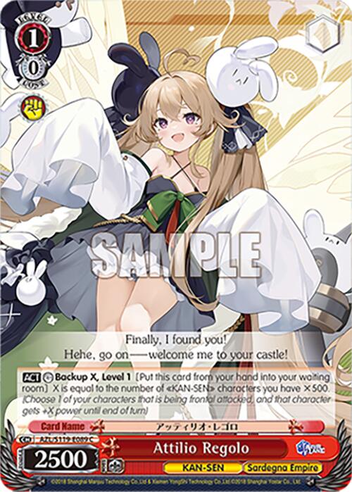 Attilio Regolo (AZL/S119-E089 C) [Azur Lane Vol. 2] | Cracking-Singles