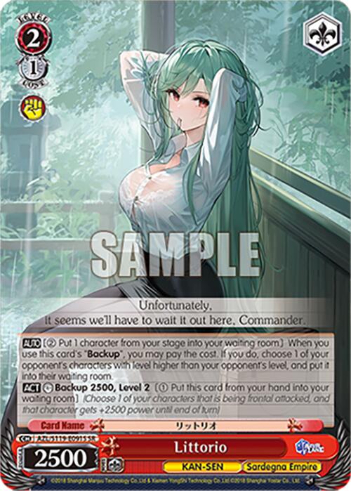 Littorio (AZL/S119-E091S SR) [Azur Lane Vol. 2] | Cracking-Singles