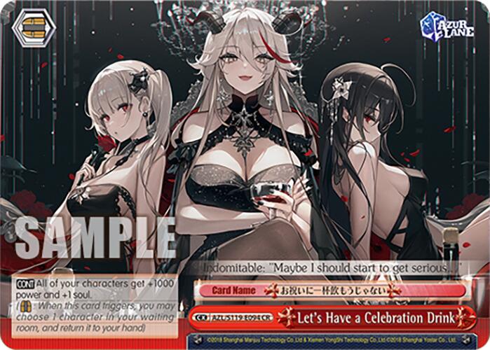 Let's Have a Celebration Drink (AZL/S119-E094 CR) [Azur Lane Vol. 2] | Cracking-Singles