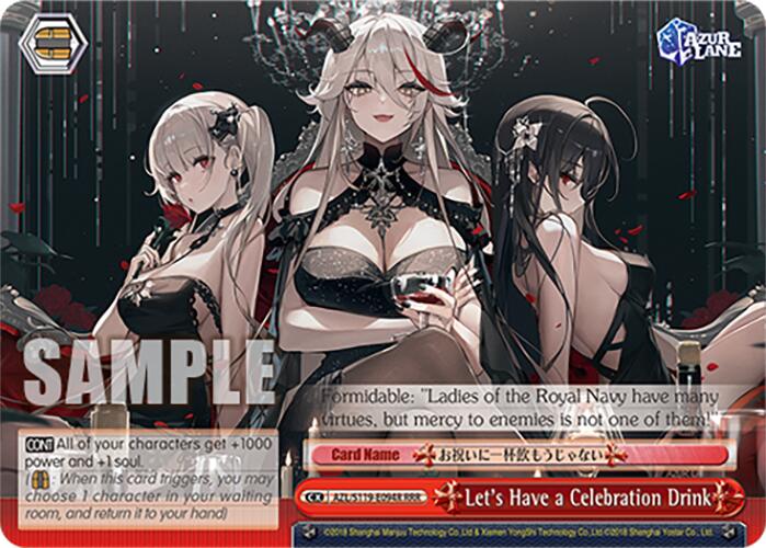 Let's Have a Celebration Drink (AZL/S119-E094R RRR) [Azur Lane Vol. 2] | Cracking-Singles