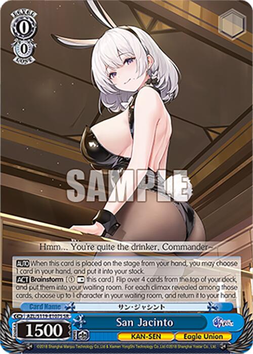 San Jacinto (AZL/S119-E107S SR) [Azur Lane Vol. 2] | Cracking-Singles