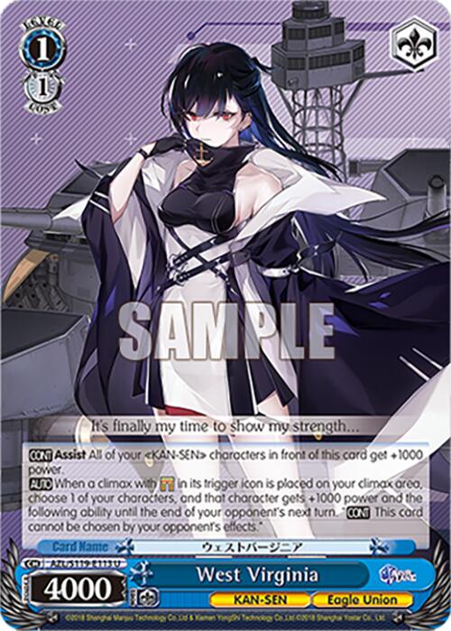 West Virginia (AZL/S119-E113 U) [Azur Lane Vol. 2] | Cracking-Singles
