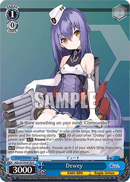 Dewey (AZL/S119-E122 C) [Azur Lane Vol. 2] | Cracking-Singles