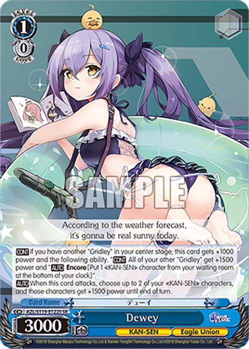 Dewey (AZL/S119-E122S SR) [Azur Lane Vol. 2] | Cracking-Singles