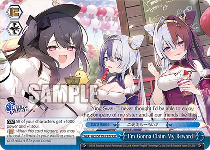 I'm Gonna Claim My Reward! (AZL/S119-E127 CR) [Azur Lane Vol. 2] | Cracking-Singles