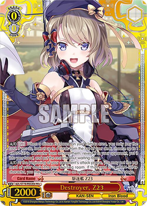 Destroyer, Z23 (AZL/S119-PE02EX PR+) [Azur Lane Vol. 2] | Cracking-Singles
