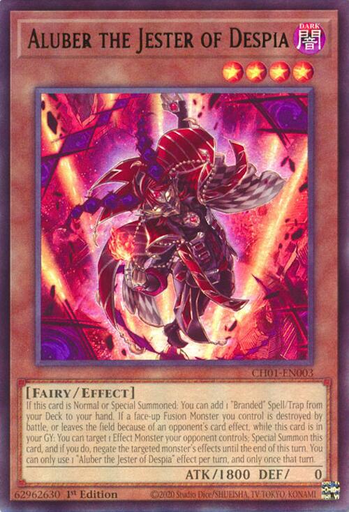 Aluber the Jester of Despia [CH01-EN003] Ultra Rare | Cracking-Singles