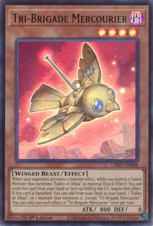 Tri-Brigade Mercourier [CH01-EN008] Ultra Rare | Cracking-Singles