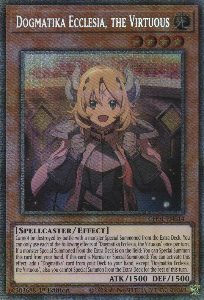 Dogmatika Ecclesia, the Virtuous (Starlight Rare) [CH01-EN014] Starlight Rare | Cracking-Singles