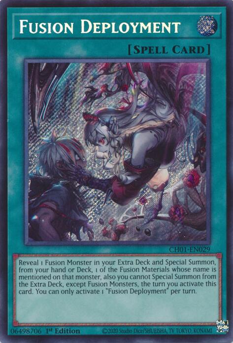Fusion Deployment (Secret Rare) [CH01-EN029] Secret Rare | Cracking-Singles