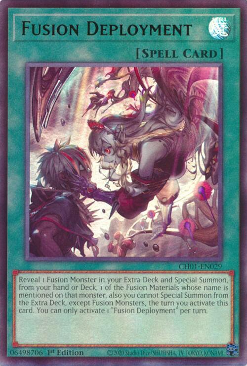 Fusion Deployment [CH01-EN029] Ultra Rare | Cracking-Singles