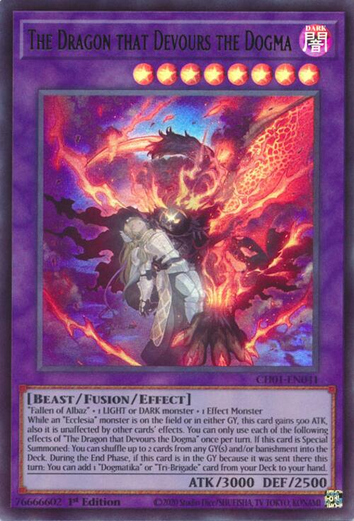 The Dragon that Devours the Dogma [CH01-EN041] Ultra Rare | Cracking-Singles