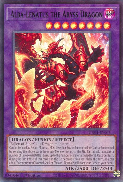 Alba-Lenatus the Abyss Dragon [CH01-EN045] Ultra Rare | Cracking-Singles